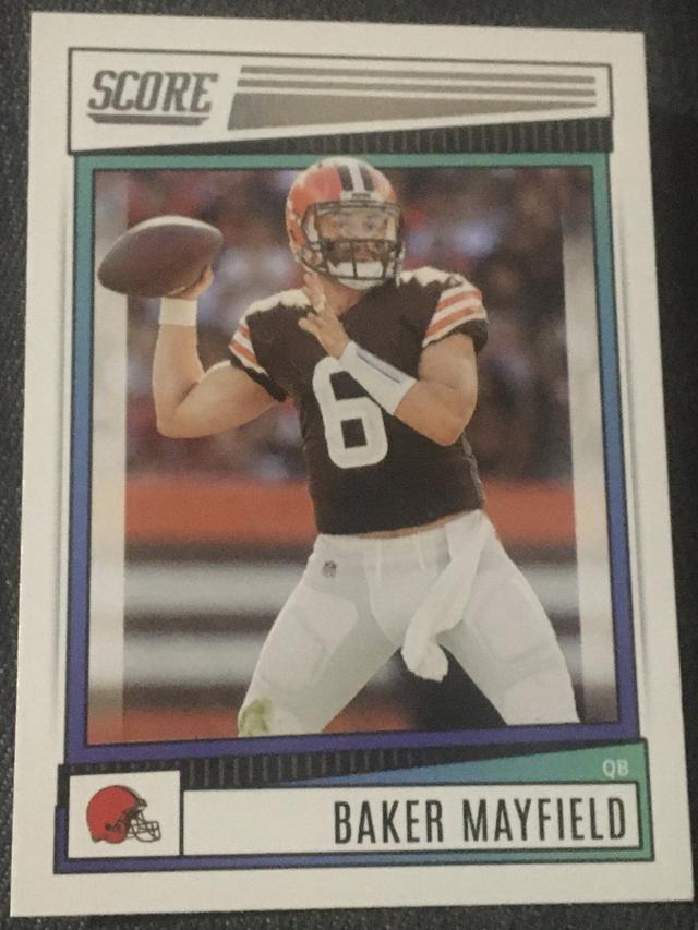 2022 Score Football Baker Mayfield Base Set #203