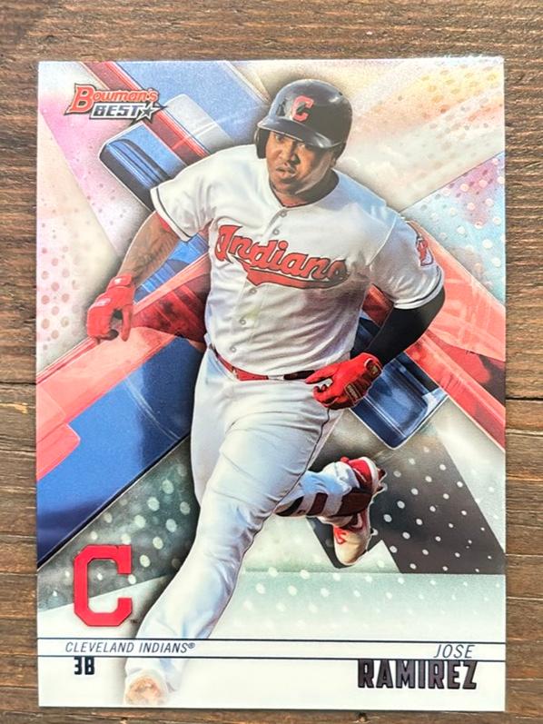 2018 Bowman's Best Jose Ramirez VETERANS AND ROOKIES #19