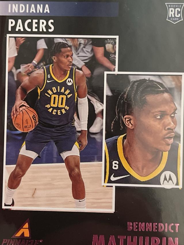 2022-23 Panini Chronicles Bennedict Mathurin - Indiana Pacers Pink #94