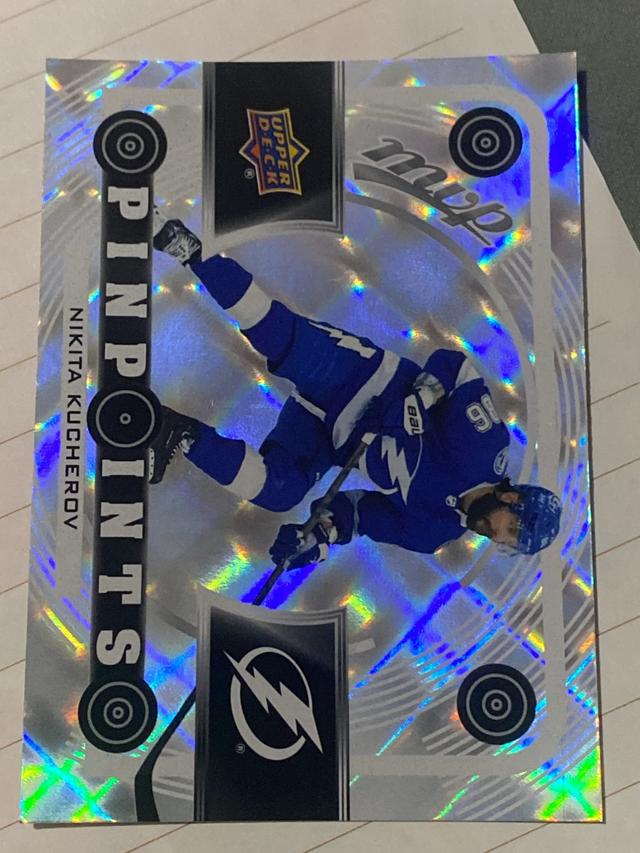 2022-23 Upper Deck MVP Nikita Kucherov Pinpoints Set #PP-3