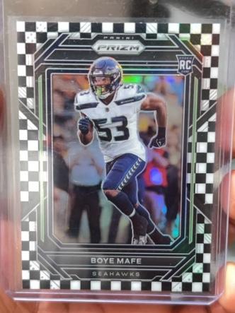 2022 Panini Prizm Football Boye Mafe Base Rookies Set #386