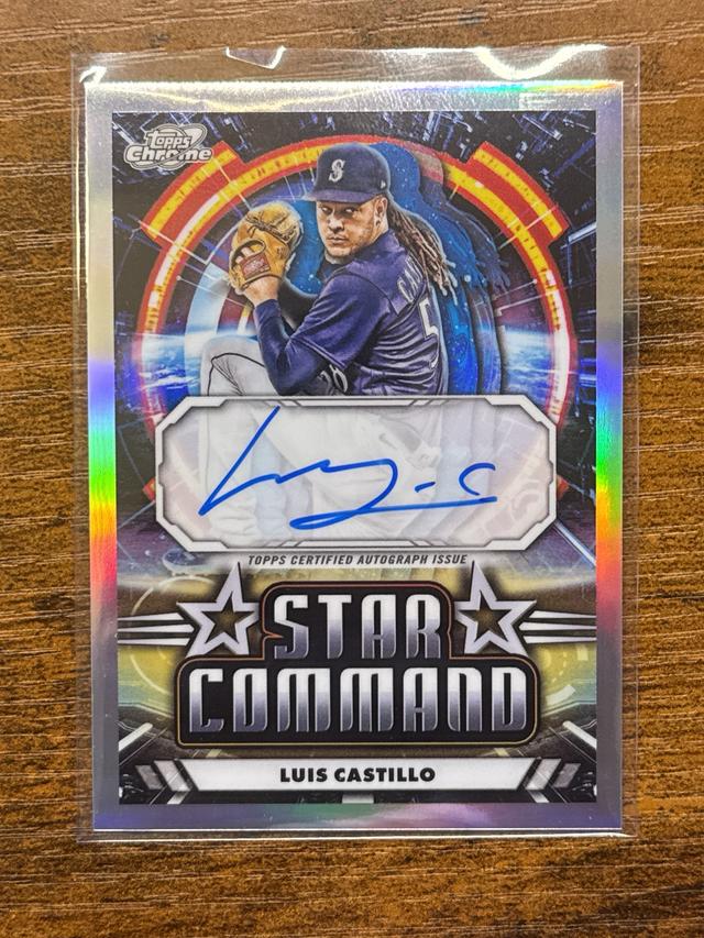 2024 Topps Cosmic Chrome Luis Castillo Star Command Autographs #SCA-LC