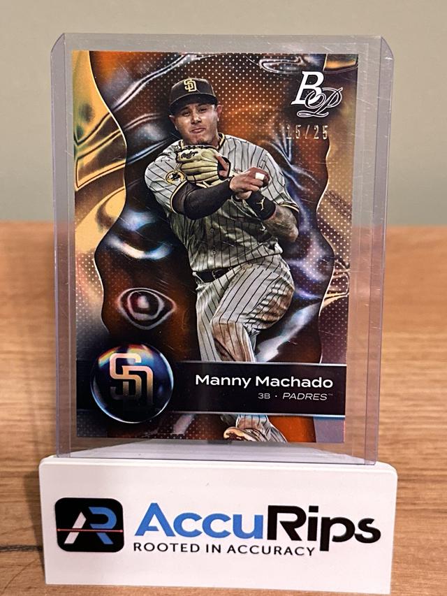 2023 Bowman Platinum Manny Machado BASE CARDS /25 #73