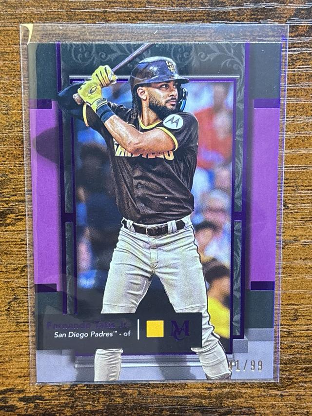 2024 Topps Museum Collection Fernando Tatis Jr. ﻿Purple Amethyst /99 #73 Padres