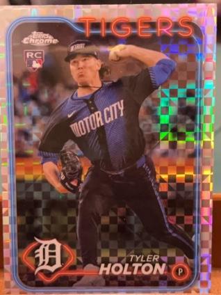 2024 Topps Chrome Update Tyler Holton ﻿Base Set X-Fractor #USC192