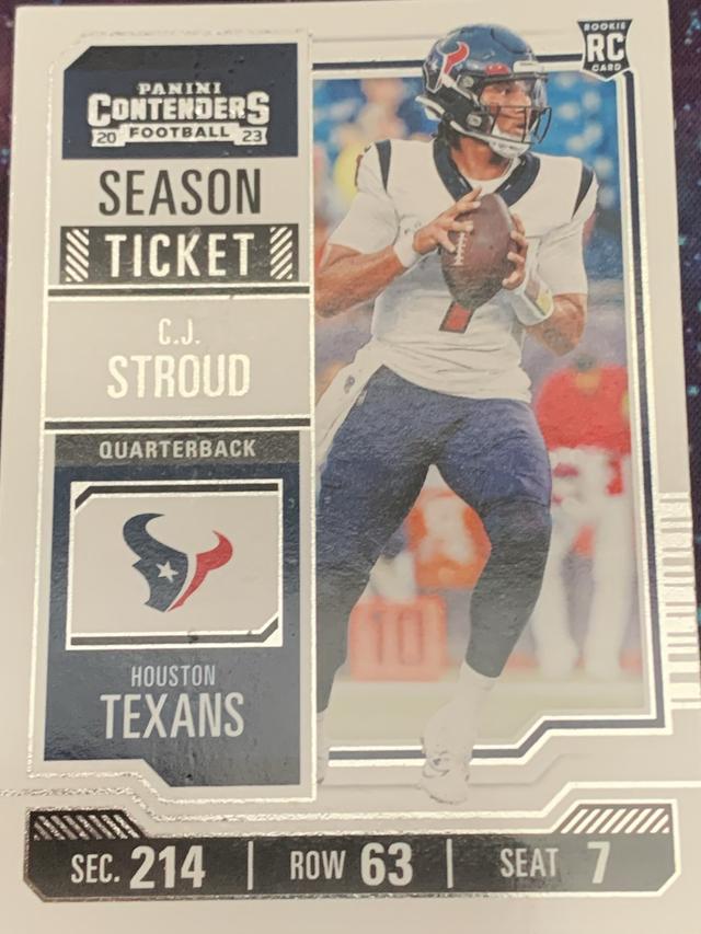 2023 Panini Contenders C.J. Stroud ﻿Base Set #40