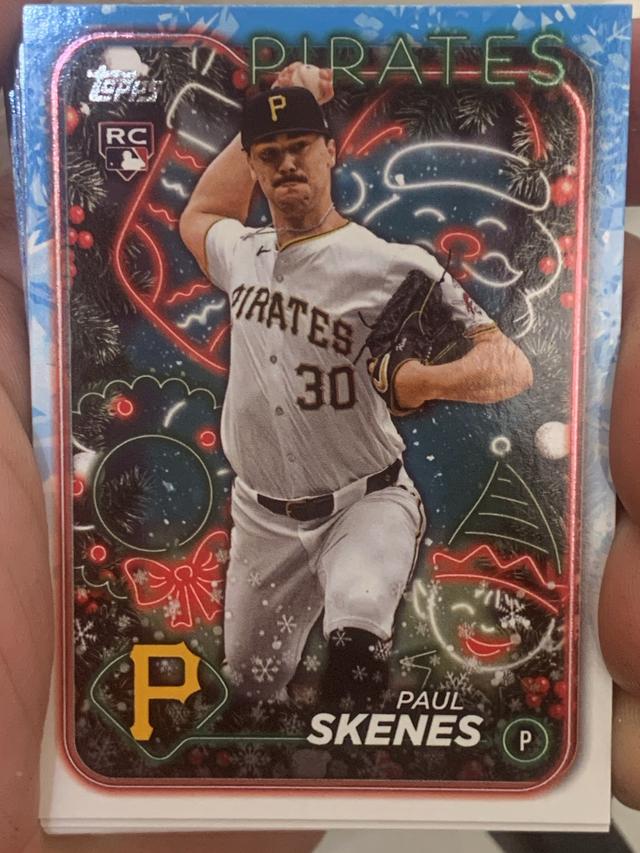 2024 Topps Holiday Paul Skenes ﻿Base Set #H165