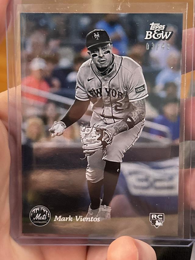 2023 Topps Black and White Mark Vientos Base #90