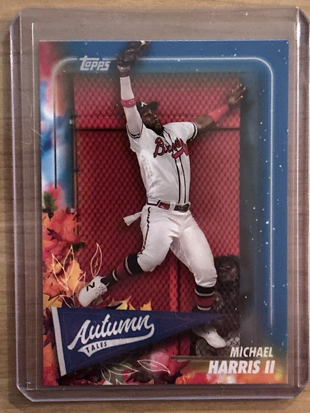 2024 Topps Update Series Michael Harris II Autumn Tales Blue #AT-49