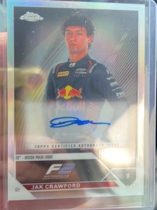 2023 Topps Chrome Formula 1 Jak Crawford Autographs Set #CAC-JC