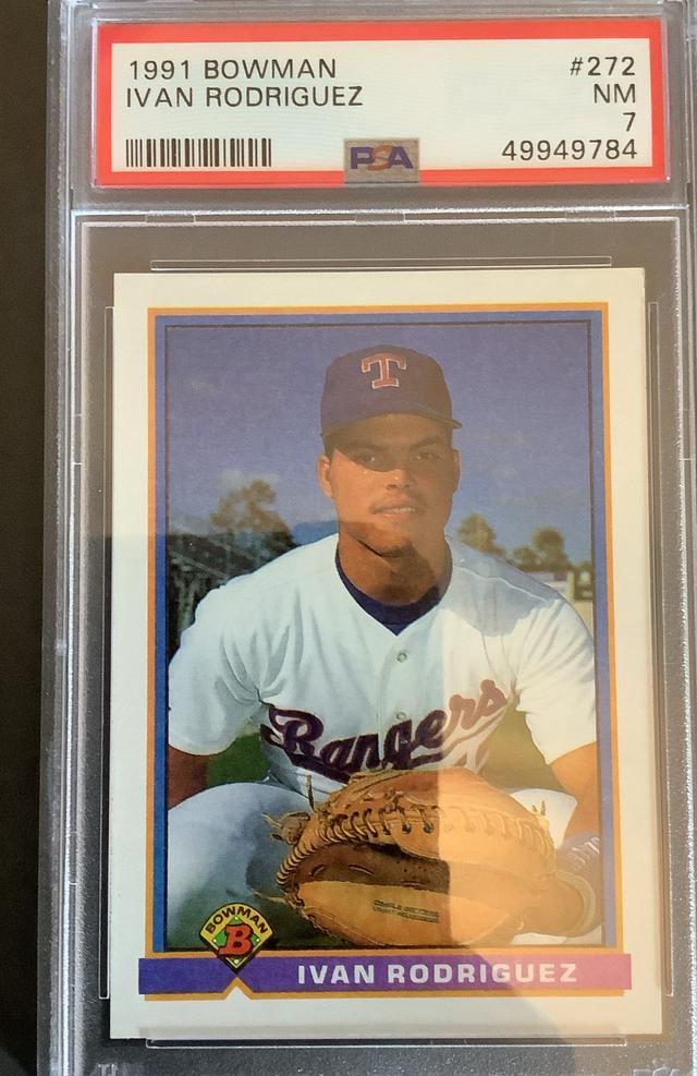 1991 Bowman Ivan Rodriguez Base Set #272