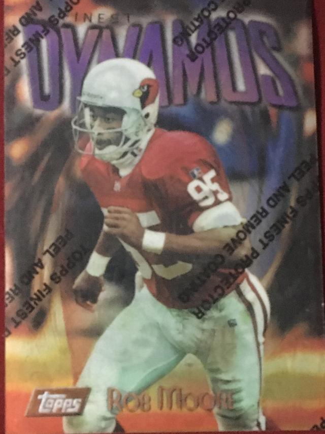 1997 Topps Finest Rob Moore ﻿Base #8