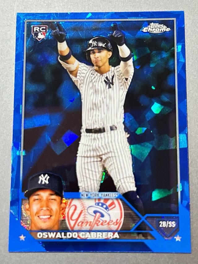 2023 Topps Chrome Sapphire Oswaldo Cabrera SERIES 2 #487