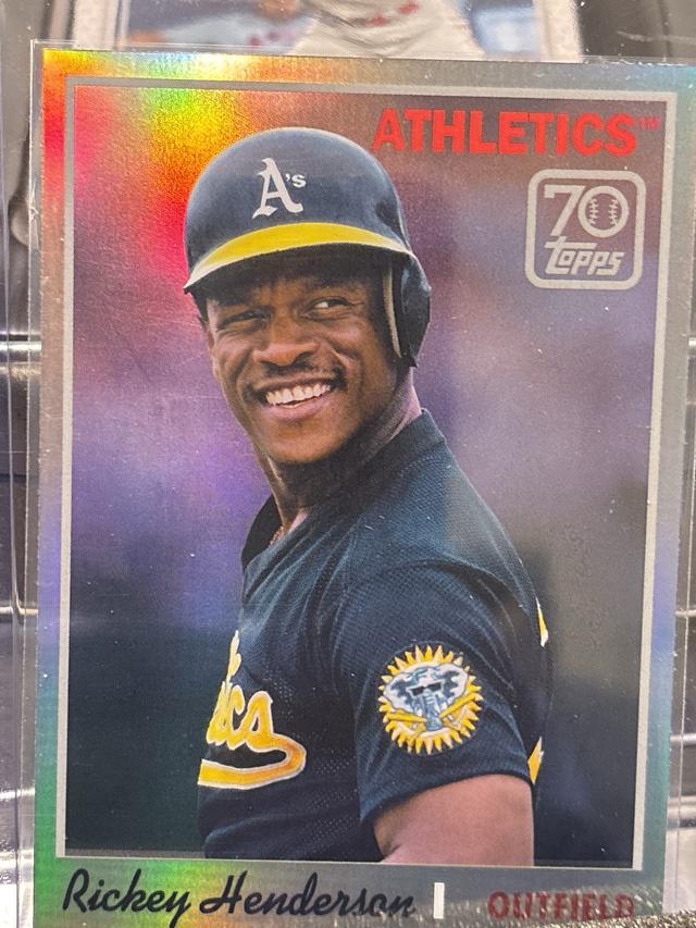 2021 Topps Series 1 Rickey Henderson #70YTC-20