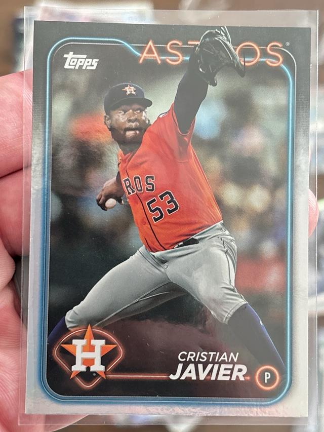 2024 Topps Series 1 Cristian Javier BASE CARD SET Rainbow Foil #269