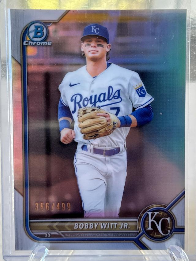 2022 Bowman Bobby Witt Jr. CHROME PROSPECTS I Refractors /499 #BCP-146