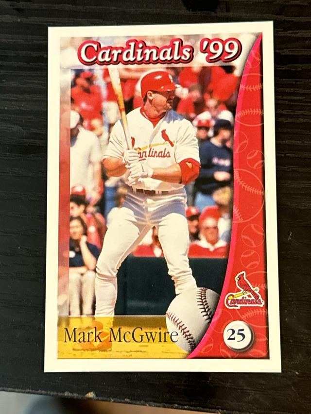 1999 Kansas City Life Insurance Mark McGwire ﻿Set #25