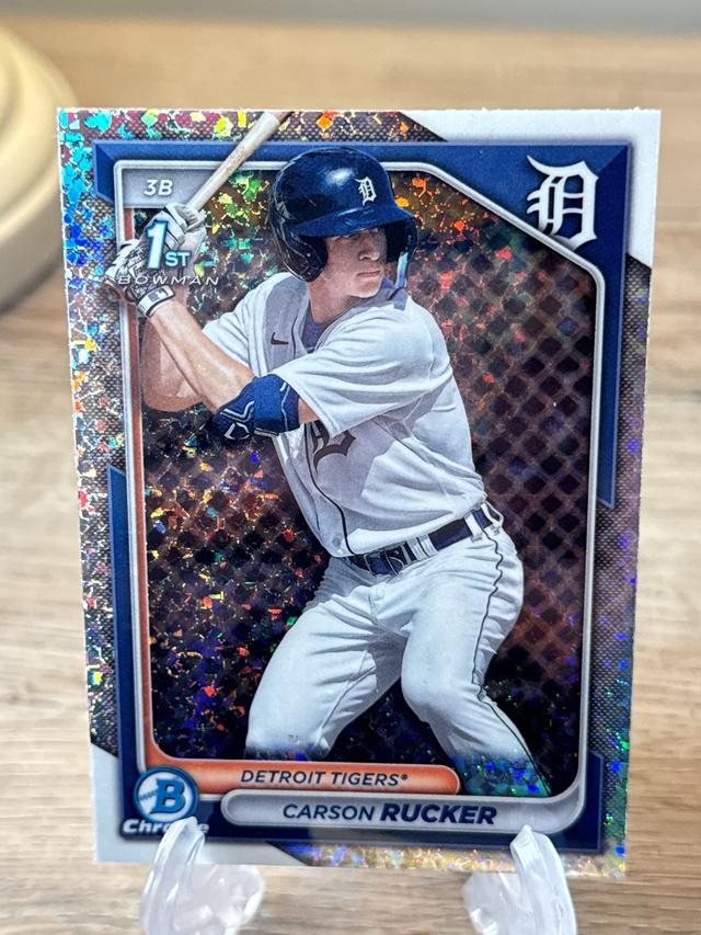 2024 Bowman Carson Rucker CHROME PROSPECTS I Mini-Diamond Refractors #BCP-65