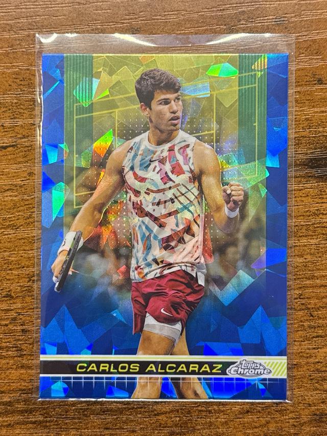 2024 Topps Chrome Sapphire Tennis Carlos Alcaraz ﻿Base Set #50