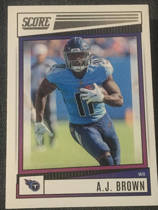 2022 Score Football A.J. Brown Base Set #28