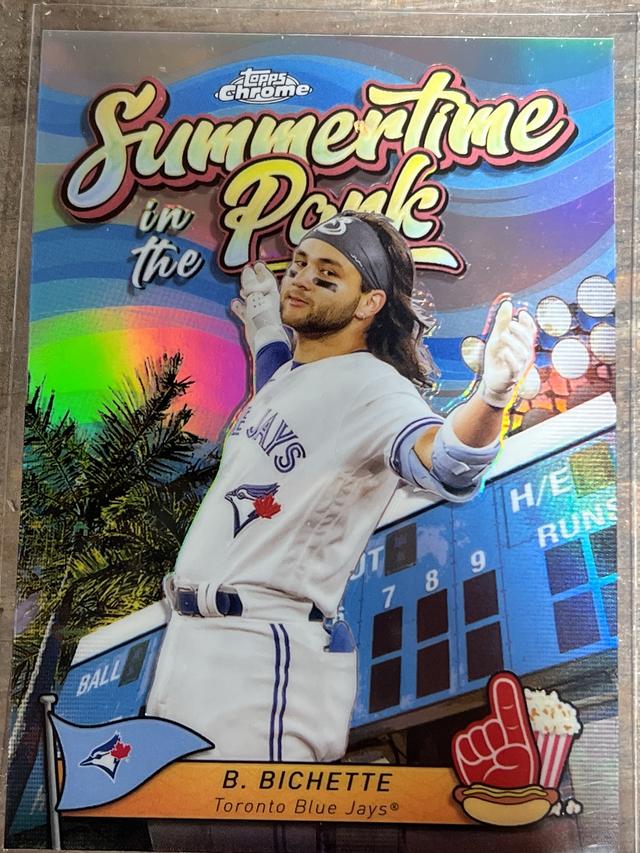 2024 Topps Chrome Bo Bichette Summertime in the Park Checklist #SITP-6