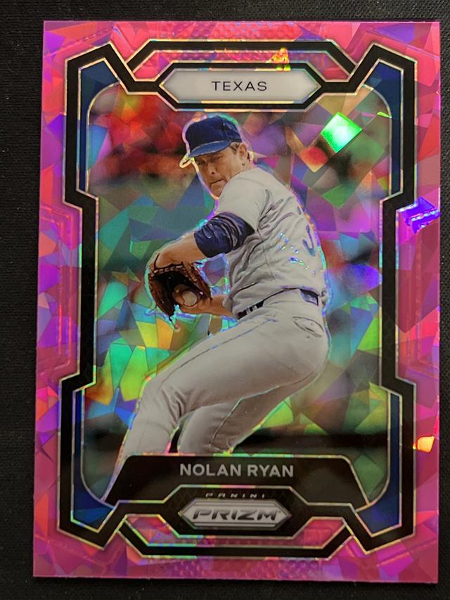 2024 Panini Prizm Nolan Ryan ﻿Base Set Pink Ice Prizms #50