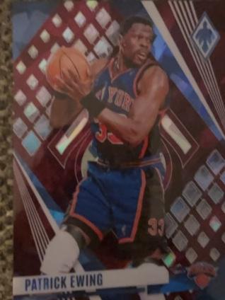 2023-24 Panini Phoenix Basketball Patrick Ewing Maroon Ice /275 #181