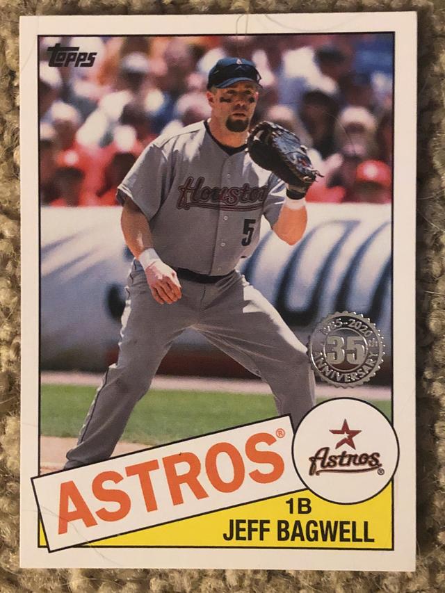 2020 Topps Series 1 Jeff Bagwell 1985 TOPPS BASEBALL #85-47