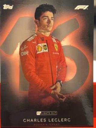 2021 Topps F1 Lights Out Charles Leclerc ﻿Base #Charles