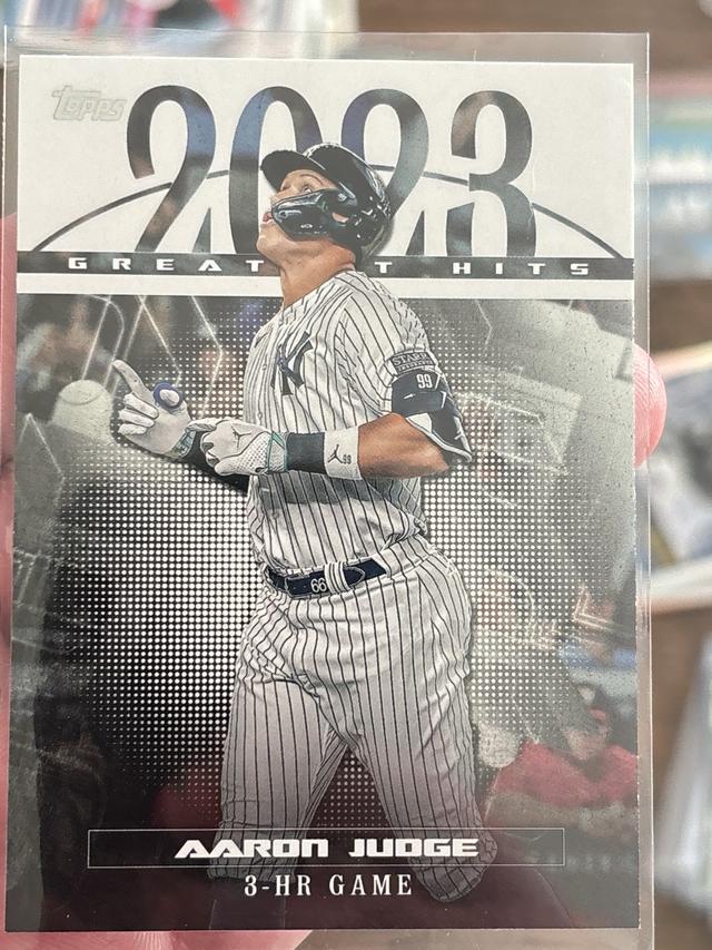 2024 Topps Series 1 Aaron Judge 2023 GREATEST HITS #23GH-2