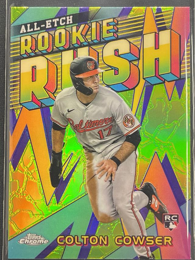 2024 Topps Chrome Colton Cowser All Etch Rookie Rush Checklist #CERR-4