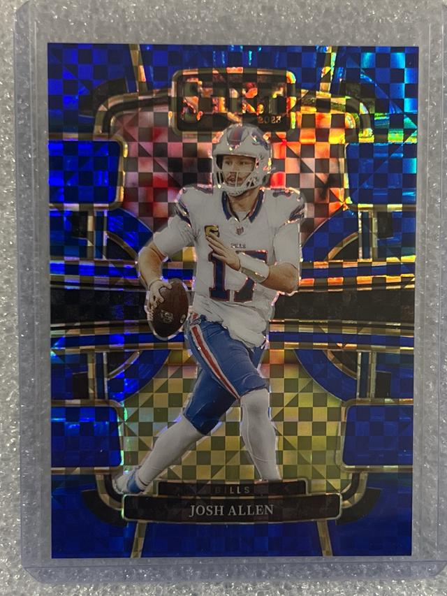 2023 Panini Illusions Josh Allen Light Blue Trophy Collection /199 #11