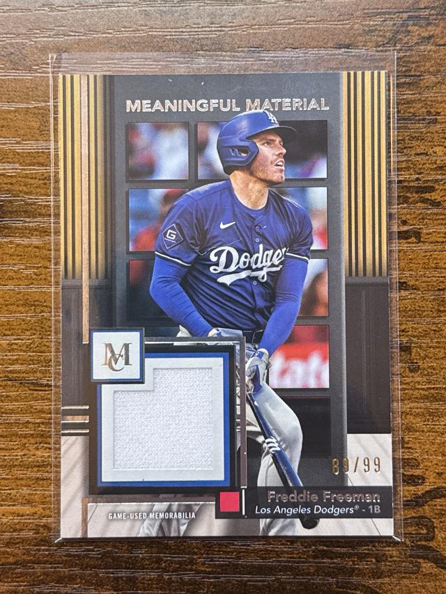 2024 Topps Museum Collection Freddie Freeman /99 #MMR-FF World Series Dodgers