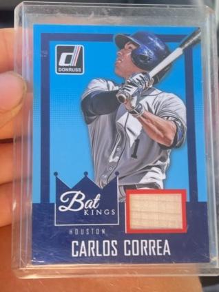 2016 Donruss Carlos Correa Bat Kings Relic Set #BK-CC