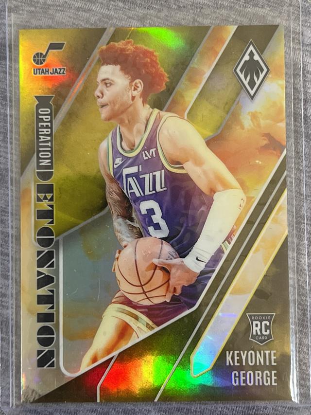 2023-24 Panini Phoenix Basketball Keyonte George Operation Detonation Yellow