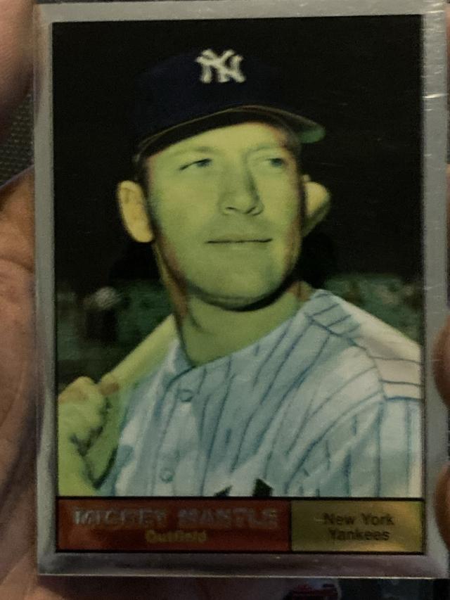 1996 Topps - Mickey Mantle Commemorative Reprints Mickey Mantle #11