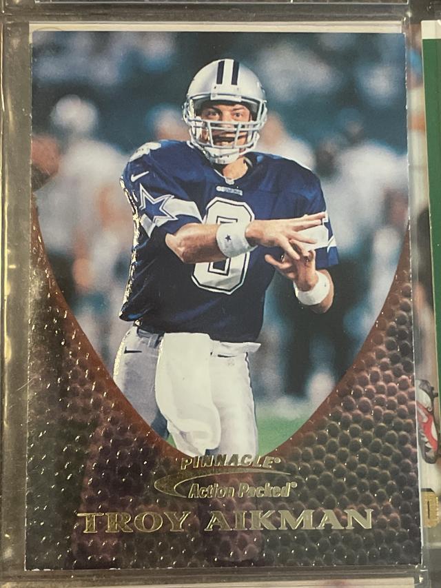 1997 Pinnacle Action Packed Troy Aikman ﻿Base #2