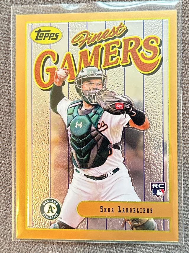 2023 Topps Finest Flashbacks Shea Langeliers FINEST GAMERS COMMON Common #39