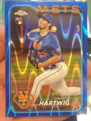 2024 Topps Chrome Grant Hartwig ﻿Base Set #45