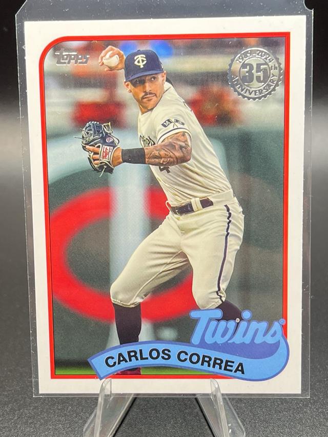 2024 Topps Series 1 Carlos Correa 1989 TOPPS BASEBALL #89B-41