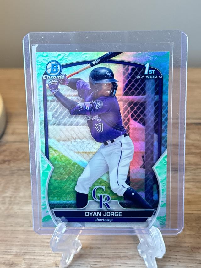 2023 Bowman Dyan Jorge CHROME PROSPECTS Lunar Glow Refractors #BCP-22