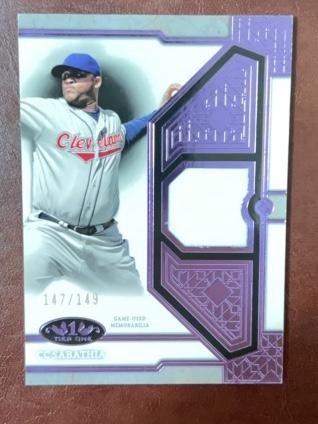 2024 Topps Tier One CC Sabathia Purple Foil /149 #T1R-CSA