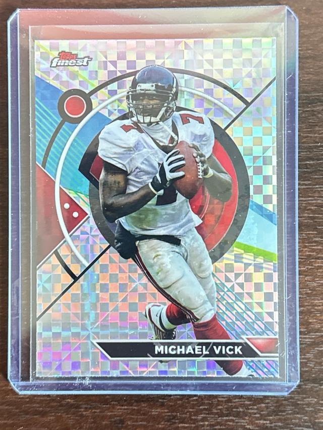 2023 Topps Composite Michael Vick Finest Checkerboard Refractors #152