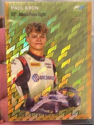 2024 Topps Chrome Formula 1 Paul Aron 1954 Gold Refractor Parallel /50