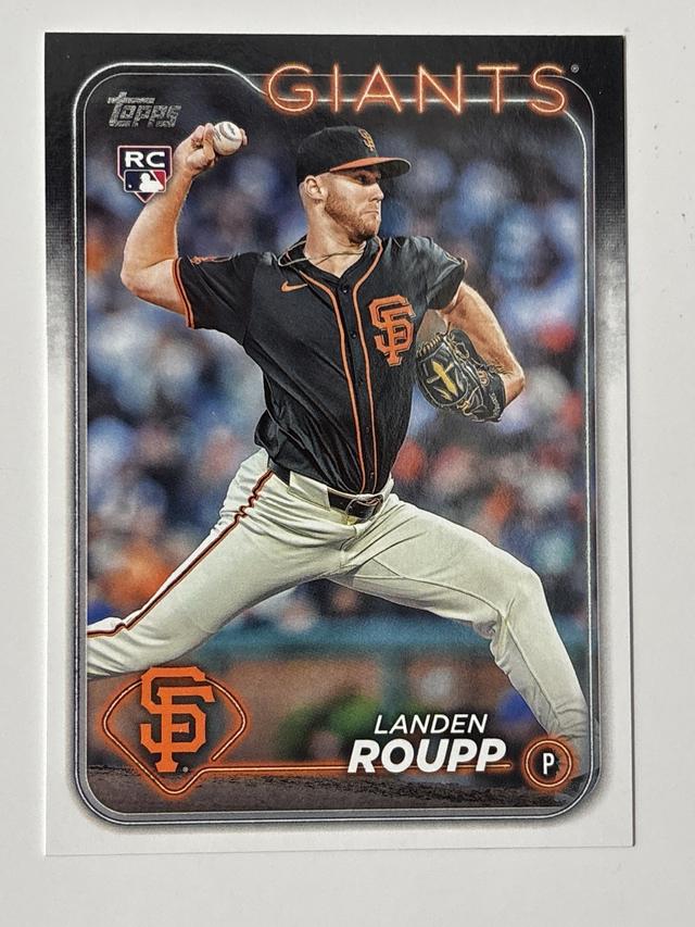 2024 Topps Update Series Landen Roupp ﻿Base Set Holiday #US186