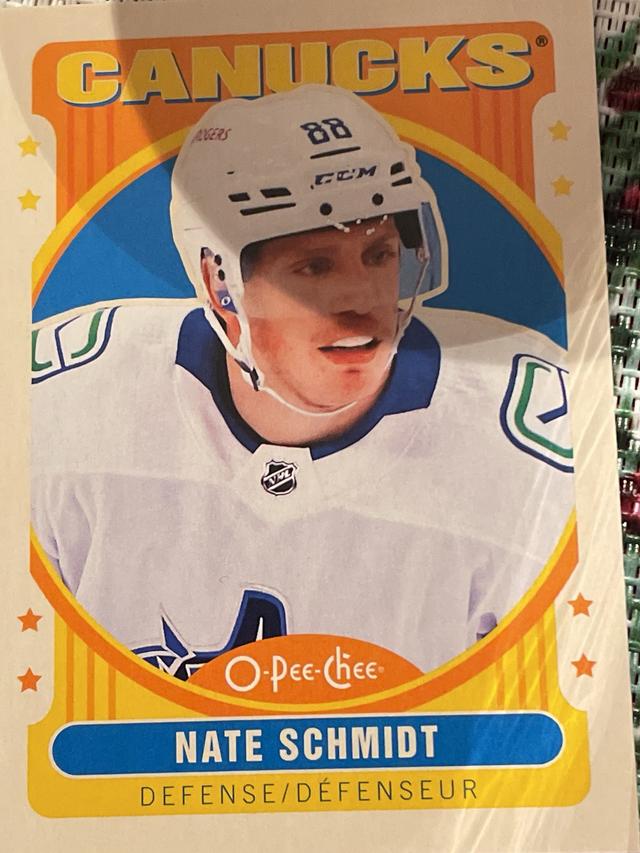 2021-22 O-Pee-Chee Hockey Nate Schmidt OPC Retro Set #337