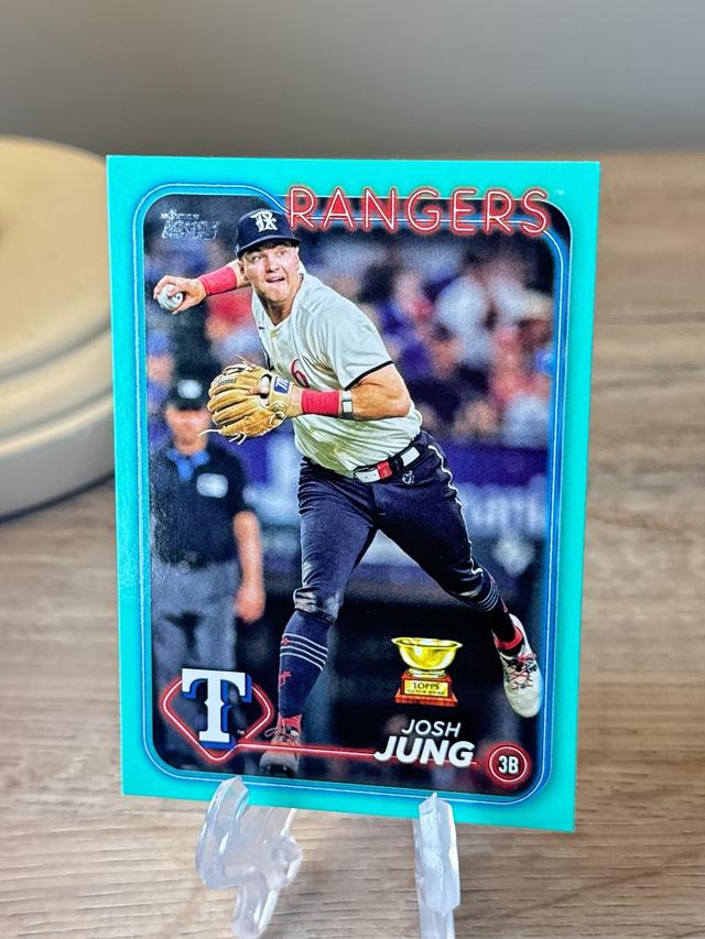 2024 Topps Series 2 Josh Jung BASE SET Aqua #620