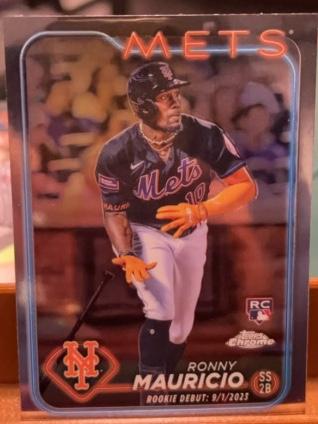 2024 Topps Chrome Update Ronny Mauricio ﻿Base Set #USC41