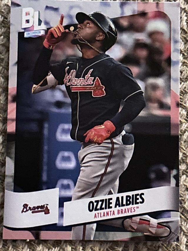 2024 Topps Big League Ozzie Albies UNCOMMON RAINBOW FOIL #210