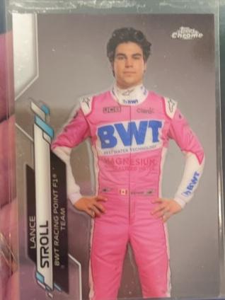 2020 Topps Chrome F1 Lance Stroll Base Set #14